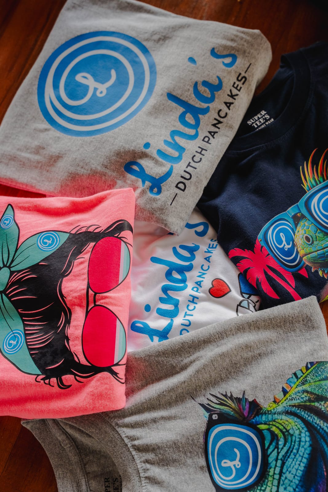 Linda's merchandise t-shirts